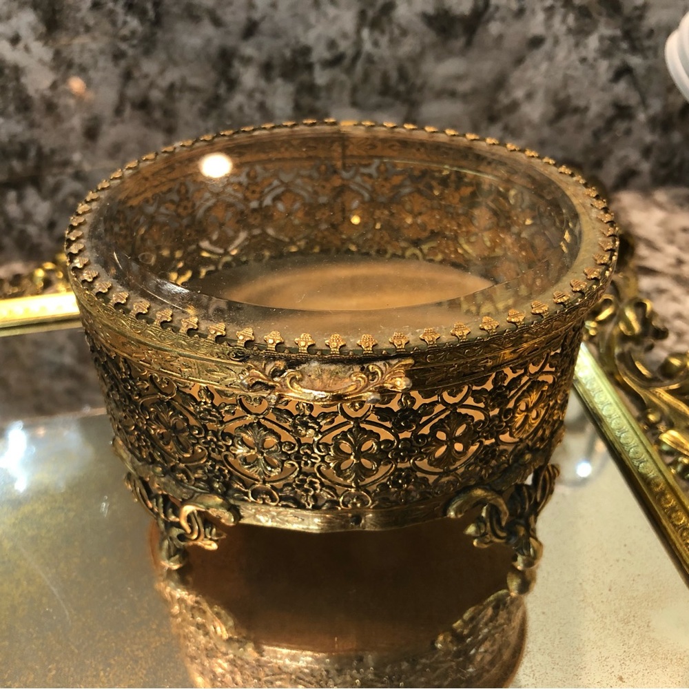 Vintage Jewelry Ormolu Box